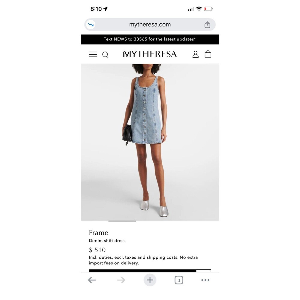 Frame The Shift Dress NWT - Picture 2 of 12